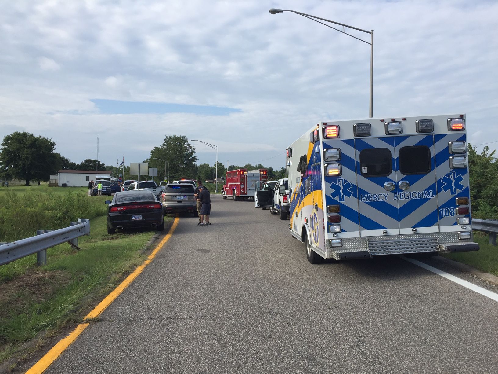 tanker leak Fulton weigh station Purchase Parkway